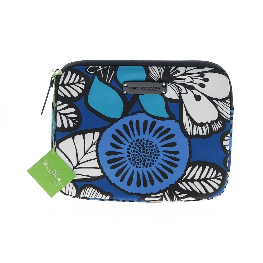 NWT Vera Bradley Neoprene Blue Bayou Tablet/iPad Sleeve Blue Bayou Padded